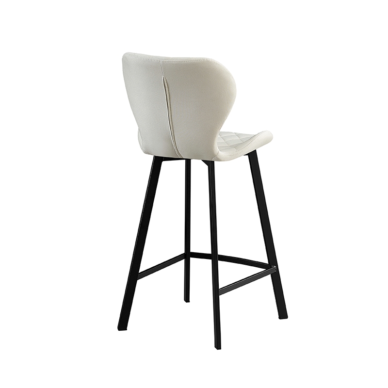 Σκαμπό Μπάρ Art Maison Nyborg 2τμχ Off White Ύφασμα 48x46x65/97εκ.-48X46X65/97εκ.