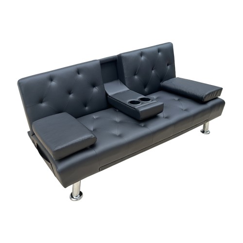 Καναπές Κρεβάτι Art Maison Aalborg - Black Pu (168X88X79εκ.)