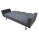Καναπές Κρεβάτι με μπράτσα Art Maison Aalborg - Gray (178X88X79εκ.)
