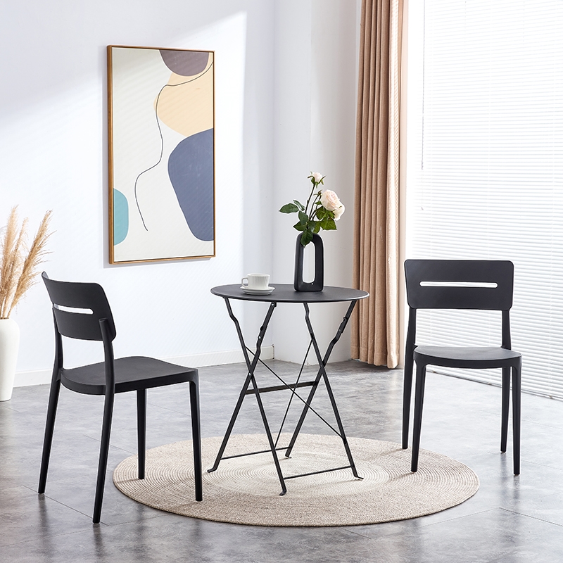 ΚΑΡΕΚΛΑ ART MAISON CLOVIS - BLACK (44x51x80εκ.)