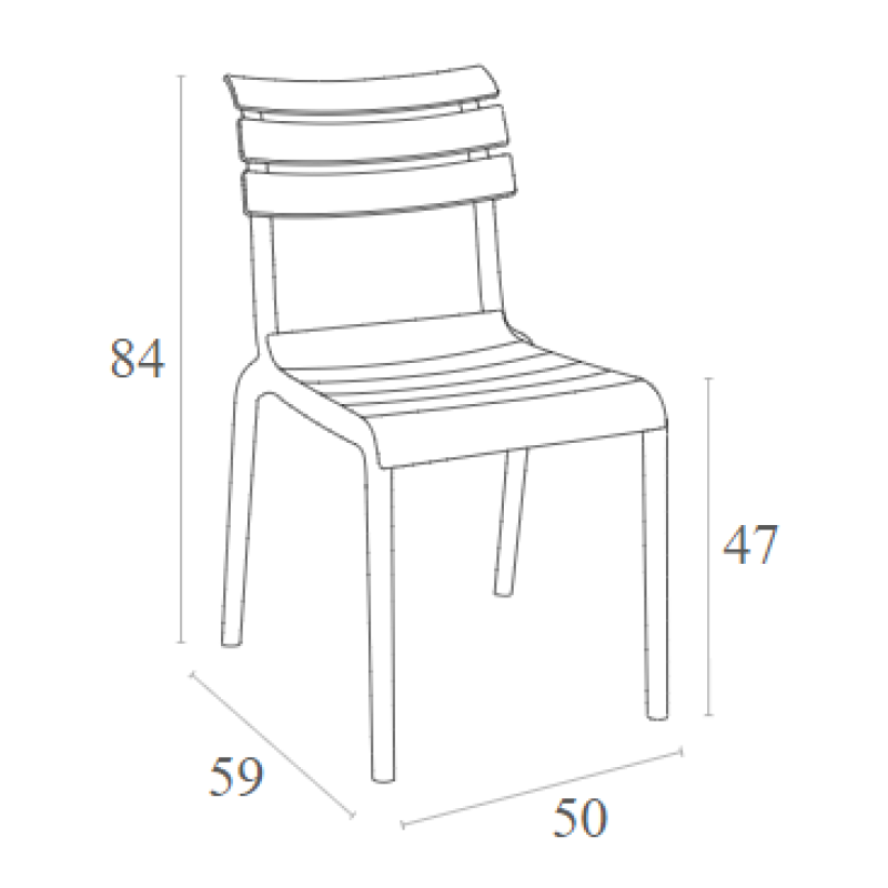 Καρέκλα Art Maison Aars - White (50x59x84εκ.) Καρέκλα Art Maison Aars - White (50x59x84εκ.)