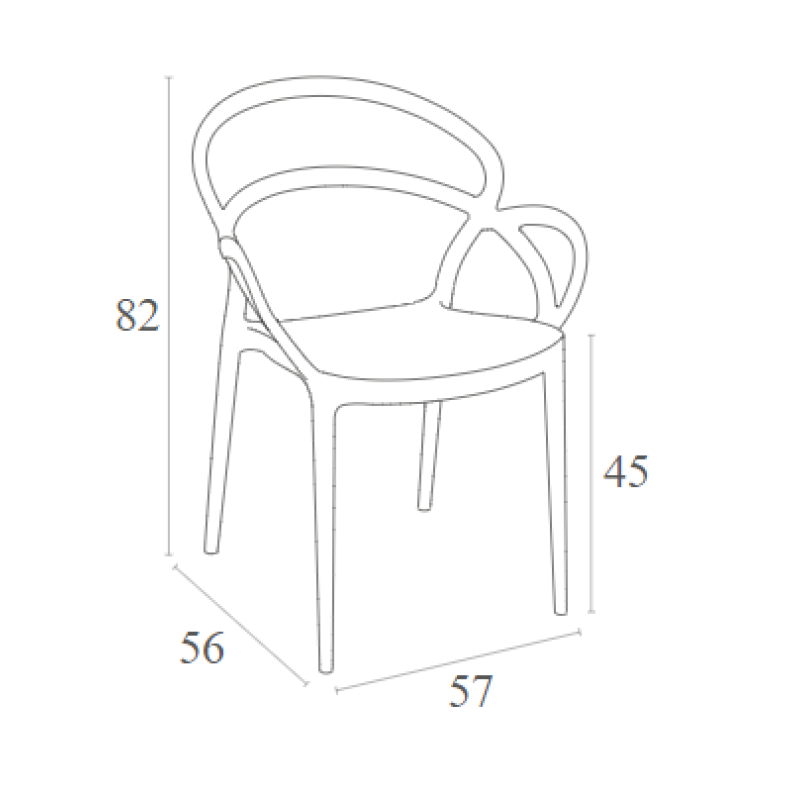 Πολυθρόνα Art Maison Galten - White (57x56x82εκ.) Πολυθρόνα Art Maison Galten - White (57x56x82εκ.)