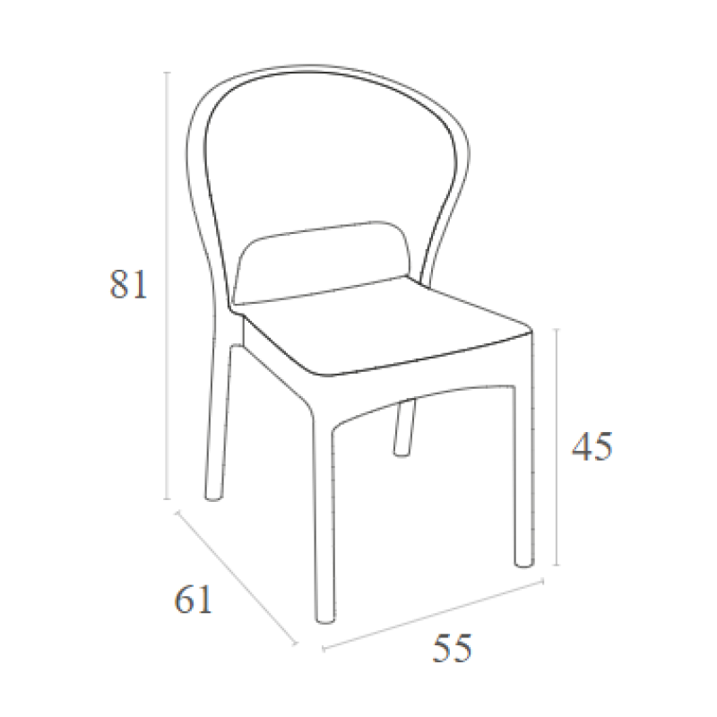 Καρέκλα Art Maison Svenstrup - Brown (55x61x81εκ.) Καρέκλα Art Maison Svenstrup - Brown (55x61x81εκ.)