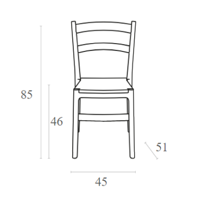 Καρέκλα Art Maison Struer - White (45x51x85εκ.) Καρέκλα Art Maison Struer - White (45x51x85εκ.)