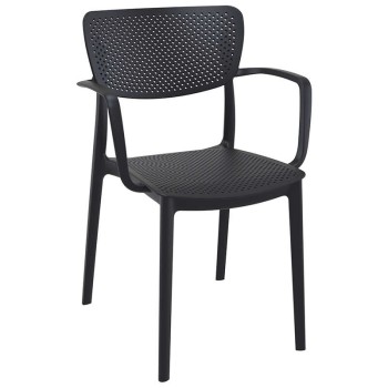 Σετ Τραπεζαρίας 5τμχ Art Maison Jinbe Black 140Χ80Χ75εκ.