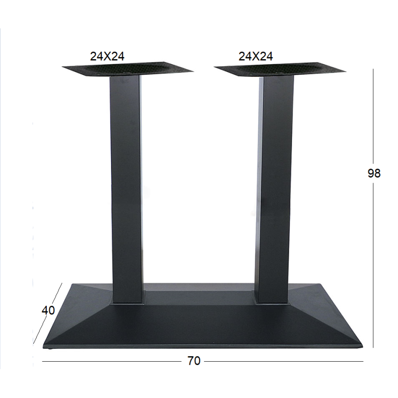 Βάση Τραπεζιού Art Maison Assens - Black (70x40x96εκ.) Βάση Τραπεζιού Art Maison Assens - Black (70x40x96εκ.)