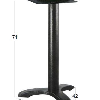 Βάση Τραπεζιού Art Maison Nordborg - Black (45x40x71-24x24εκ.)