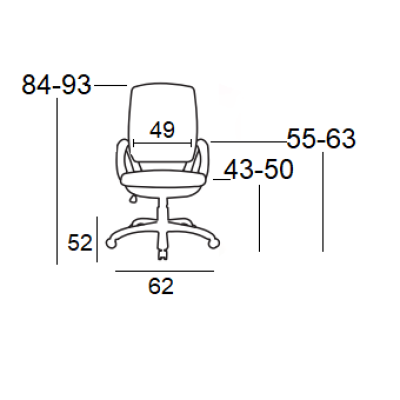 Καρέκλα Γραφείου Art Maison Slagelse - Blue White (59Χ50Χ44-86/52-94εκ.) Καρέκλα Γραφείου Art Maison Slagelse - Blue White (59Χ50Χ44-86/52-94εκ.)