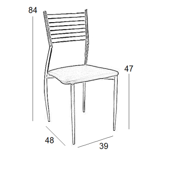 Καρέκλα Art Maison Soro - Cream (44x43x85εκ.)