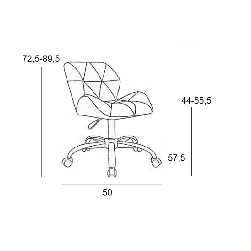 ΚΑΡΕΚΛΑ ΓΡΑΦΕΙΟΥ ART MAISON LIMBURG - WHITE BLACK (6x53x91-103εκ.) ΚΑΡΕΚΛΑ ΓΡΑΦΕΙΟΥ ART MAISON LIMBURG - WHITE BLACK (6x53x91-103εκ.)
