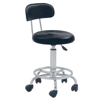 Σκαμπό Μπάρ Art Maison Brocca 2τμχ Μαύρο Pu 38x43x82εκ.-38Χ43Χ45-67/58.5-82εκ.