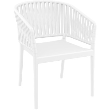 ΠΟΛΥΘΡΟΝΑ ART MAISON SELENE WHITE ΠΟΛ/ΝΙΟΥ-58X58X80εκ.