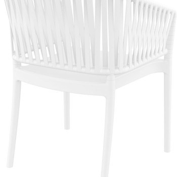 ΠΟΛΥΘΡΟΝΑ ART MAISON SELENE WHITE ΠΟΛ/ΝΙΟΥ-58X58X80εκ.