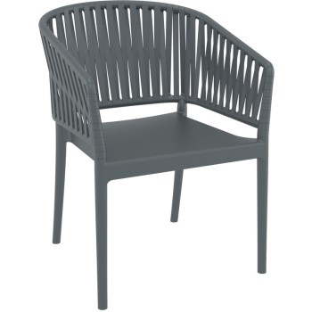 ΠΟΛΥΘΡΟΝΑ ART MAISON SELENE DARK GREY ΠΟΛ/ΝΙΟΥ-58X58X80εκ.