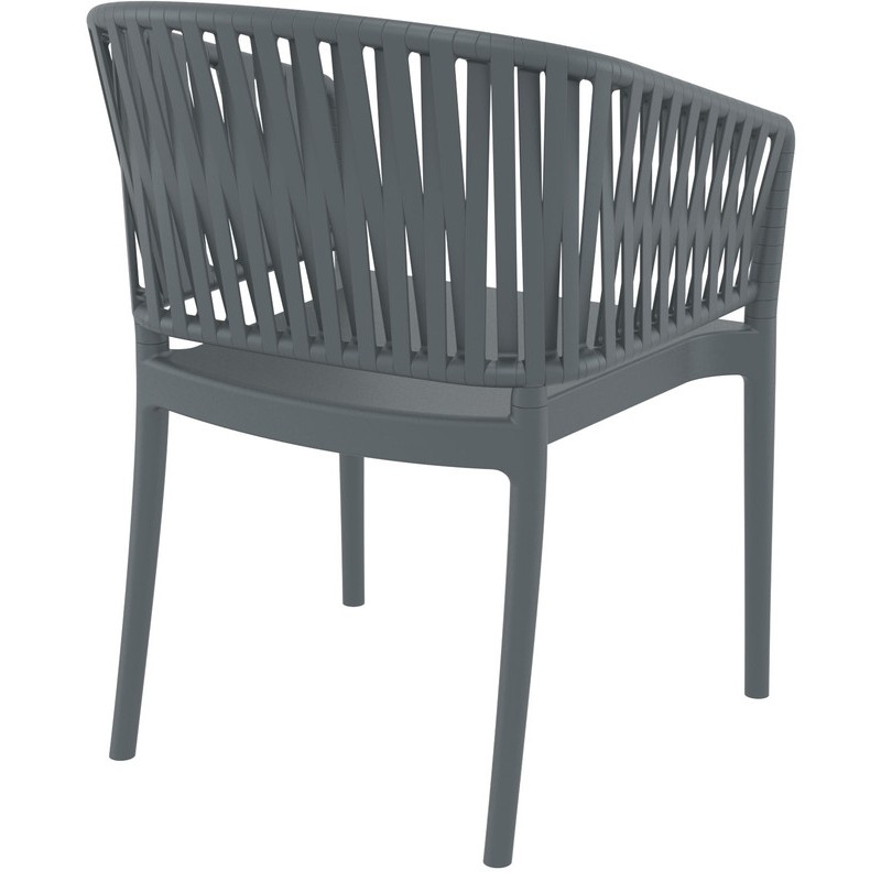 ΠΟΛΥΘΡΟΝΑ ART MAISON SELENE DARK GREY ΠΟΛ/ΝΙΟΥ-58X58X80εκ.