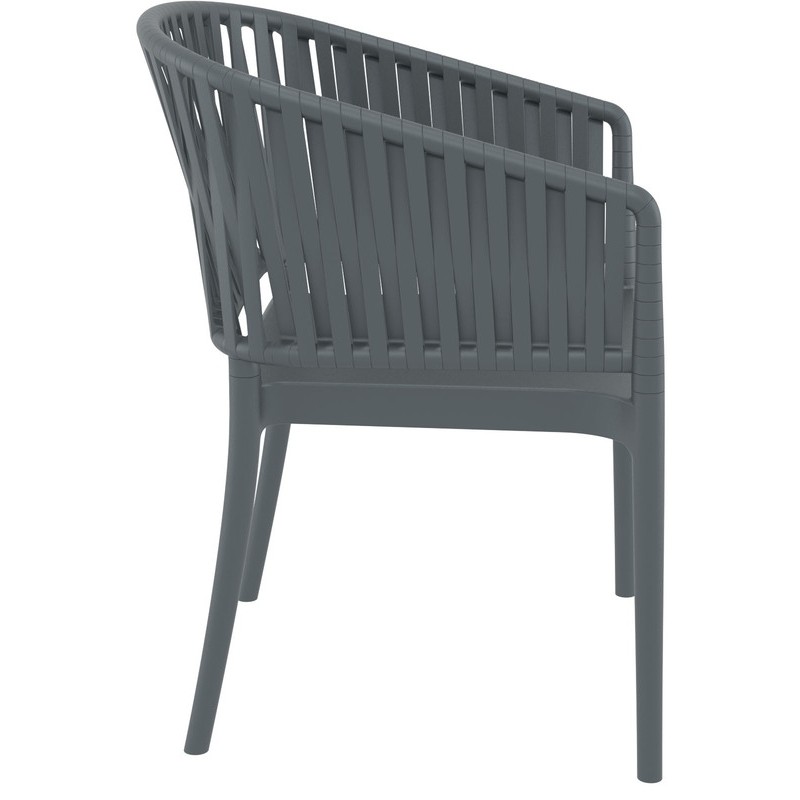 ΠΟΛΥΘΡΟΝΑ ART MAISON SELENE DARK GREY ΠΟΛ/ΝΙΟΥ-58X58X80εκ.