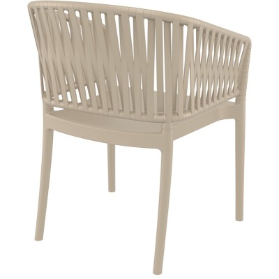 ΠΟΛΥΘΡΟΝΑ ART MAISON SELENE TAUPE ΠΟΛ/ΝΙΟΥ-58X58X80εκ.