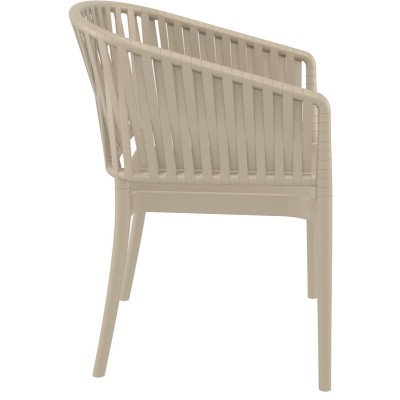 ΠΟΛΥΘΡΟΝΑ ART MAISON SELENE TAUPE ΠΟΛ/ΝΙΟΥ-58X58X80εκ.