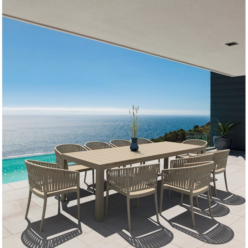 ΠΟΛΥΘΡΟΝΑ ART MAISON SELENE TAUPE ΠΟΛ/ΝΙΟΥ-58X58X80εκ.