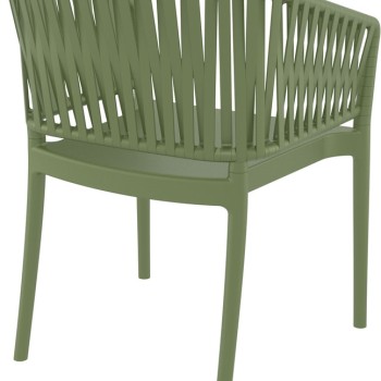 ΠΟΛΥΘΡΟΝΑ ART MAISON SELENE OLIVE GREEN ΠΟΛ/ΝΙΟΥ-58X58X80εκ.