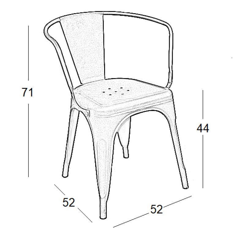 ΠΟΛΥΘΡΟΝΑ ART MAISON AJAK ΜΑΥΡΗ ΜΑΤ ΜΕΤΑΛΛΙΚΗ-44Χ37Χ71εκ.