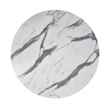 Επιφάνεια Τραπεζιού Art Maison Solrod - White Carrara (Φ60x2.5εκ)