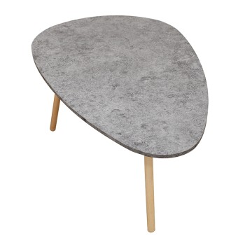 ΤΡΑΠΕΖΙ ΣΑΛΟΝΙΟΥ ART MAISON BORSALINO CEMENT COLOR 116Χ65Χ45εκ.-116Χ65Χ45εκ.