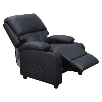 Πολυθρόνα Relax Art Maison Holstebro - Black PU (78Χ89Χ106cm)
