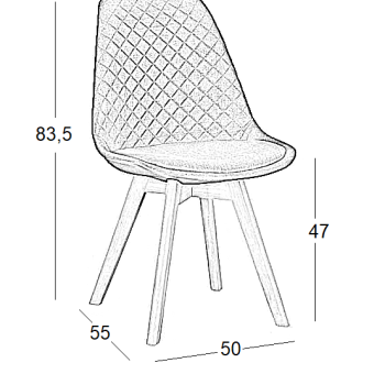 ART MAISON CHIMCHAR BLACK ΥΦΑΣΜΑ(Σ4)ΚΑΡΕΚΛΑ-50Χ56Χ84εκ.