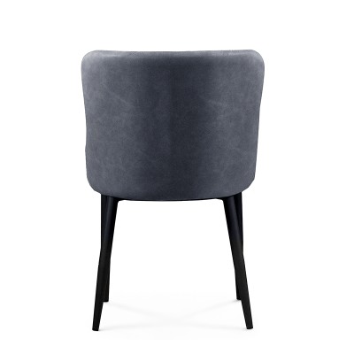 Καρέκλα Τραπεζαρίας Art Maison Shelgon Μεταλλική 2τμχ Grey Ύφασμα 48x55x50-86εκ.-48X55X50-86εκ.