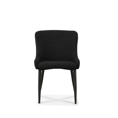 BLACK ΥΦΑΣΜΑ(Σ2)ΚΑΡΕΚΛΑ ART MAISON SHELLDER ΜΕΤΑΛΛΙΚΗ-48X55X50-86εκ.