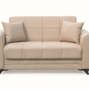 Καναπές-Κρεβάτι Art Maison Duey Διθέσιος Μπεζ Ύφασμα Με Αποθ.Χώρο 150Χ80εκ.-150Χ80Χ75εκ. ΚΡΕΒ.125Χ100