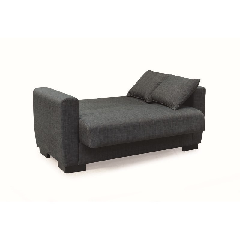 Καναπές- Κρεβάτι Art Maison Duchess  Διθέσιος με Αποθ.Χώρο Ύφασμα Σκούρο Γκρι 150Χ80εκ.-150Χ80Χ75εκ. ΚΡΕΒ.125Χ100