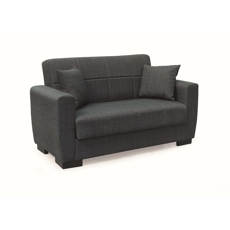 Καναπές- Κρεβάτι Art Maison Duchess  Διθέσιος με Αποθ.Χώρο Ύφασμα Σκούρο Γκρι 150Χ80εκ.-150Χ80Χ75εκ. ΚΡΕΒ.125Χ100