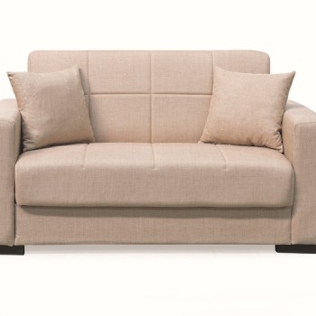 Καναπές-Κρεβάτι Art Maison Drizella Διθέσιος με Αποθ.Χώρο Ύφασμα Light Brown 150Χ80εκ.-150Χ80Χ75εκ. ΚΡΕΒ.125Χ100