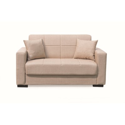 Καναπές-Κρεβάτι Art Maison Drizella Διθέσιος με Αποθ.Χώρο Ύφασμα Light Brown 150Χ80εκ.-150Χ80Χ75εκ. ΚΡΕΒ.125Χ100
