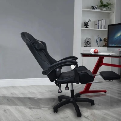 ΜΑΥΡΟ ΠΟΛΥΘΡΟΝΑ ART MAISON SILICOBRA GAMING/ΜΕ ΥΠΟΠΟΔΙΟ-64X62X113-121εκ.