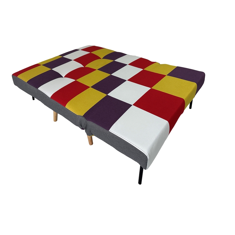 Καναπές-Κρεβάτι Art Maison Dopey Patchwork Υφασμα 134Χ80εκ.-134Χ80Χ84εκ. - ΚΡΕΒ.134Χ190Χ32εκ.