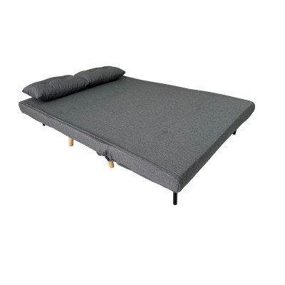 Καναπές-Κρεβάτι Art Maison Dopey Γκρι Υφασμα134Χ80εκ.-134Χ80Χ84εκ. - ΚΡΕΒ.134Χ190Χ32εκ.
