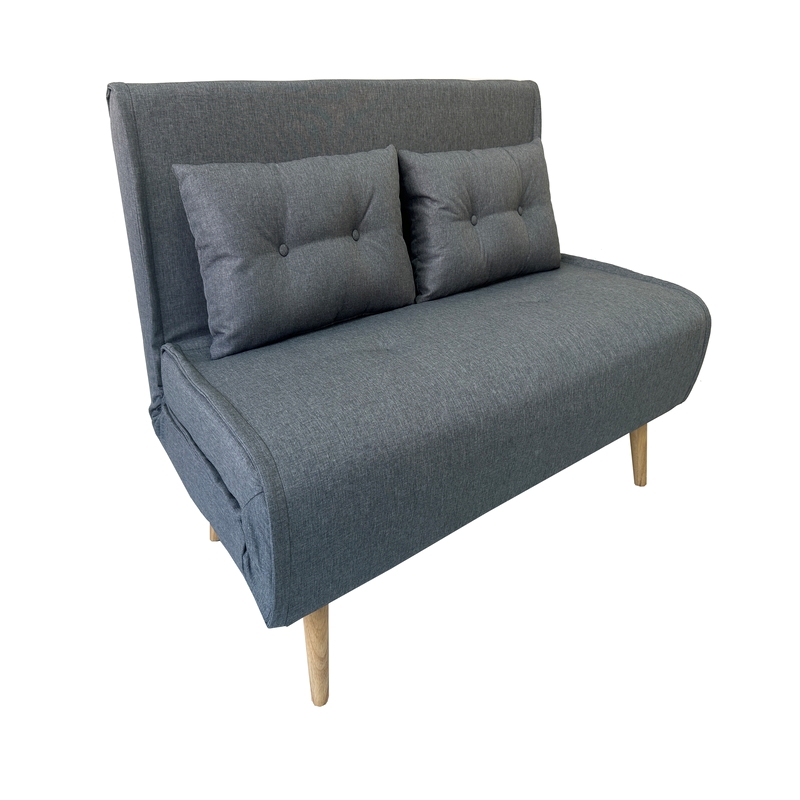 Καναπές-Κρεβάτι Art Maison Dopey Γκρι Υφασμα134Χ80εκ.-134Χ80Χ84εκ. - ΚΡΕΒ.134Χ190Χ32εκ.