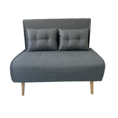 Καναπές-Κρεβάτι Art Maison Dopey Γκρι Υφασμα134Χ80εκ.-134Χ80Χ84εκ. - ΚΡΕΒ.134Χ190Χ32εκ.