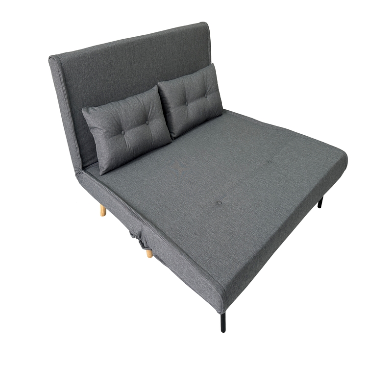 Καναπές-Κρεβάτι Art Maison Dopey Γκρι Υφασμα134Χ80εκ.-134Χ80Χ84εκ. - ΚΡΕΒ.134Χ190Χ32εκ.