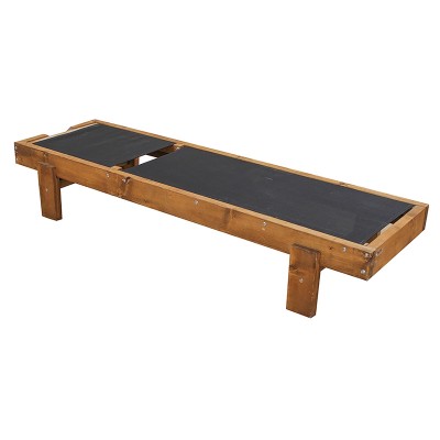 ΞΑΠΛΩΣΤΡΑ ART MAISON MANDARIN ΞΥΛ./TEXTILENE 2X2 77X200X35εκ. ΚΑΡΥΔΙ-77X200X35εκ.