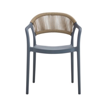 ΠΟΛΥΘΡΟΝΑ ART MAISON QUINT DARK GREY ΠΟΛ/ΝΙΟΥ-57X54X81εκ.