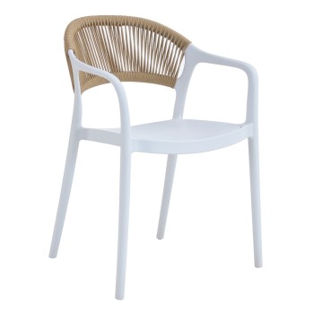 ΠΟΛΥΘΡΟΝΑ ART MAISON QUINT WHITE ΠΟΛ/ΝΙΟΥ-57X54X81εκ.