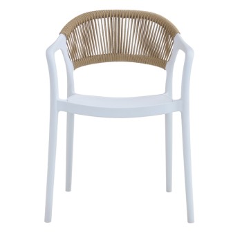 ΠΟΛΥΘΡΟΝΑ ART MAISON QUINT WHITE ΠΟΛ/ΝΙΟΥ-57X54X81εκ.