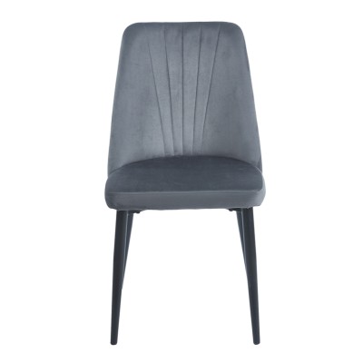 GREY VELVET/PU ΚΑΡΕΚΛΑ ART MAISON SEEDOT ΜΕΤΑΛΛΙΚΗ-46(59)X58X85εκ.