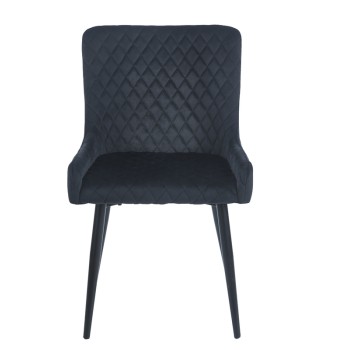 BLACK VELVET ΥΦΑΣΜΑ ΚΑΡΕΚΛΑ ART MAISON SEADRA ΜΕΤΑΛΛΙΚΗ-52X55X48-85εκ.