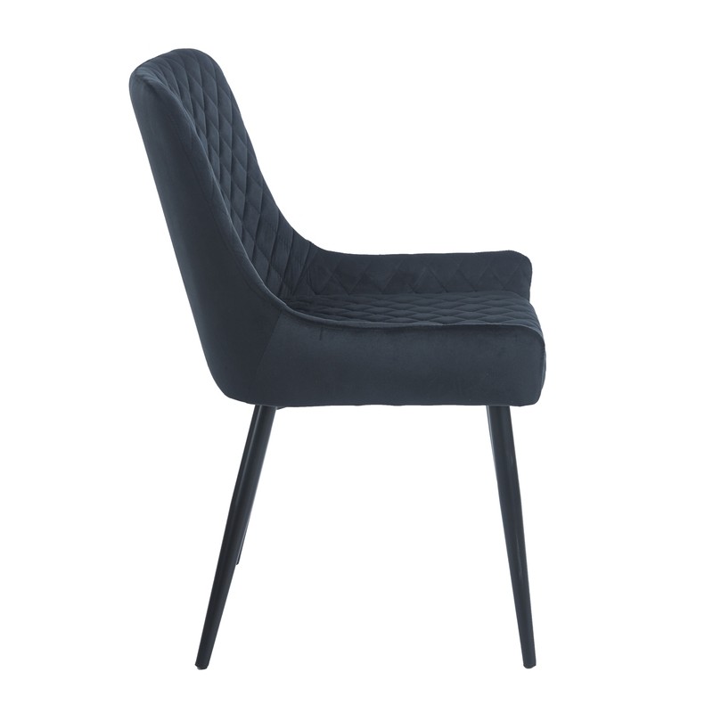BLACK VELVET ΥΦΑΣΜΑ ΚΑΡΕΚΛΑ ART MAISON SEADRA ΜΕΤΑΛΛΙΚΗ-52X55X48-85εκ.