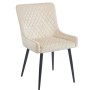 BEIGE VELVET ΥΦΑΣΜΑ ΚΑΡΕΚΛΑ ART MAISON SEADRA ΜΕΤΑΛΛΙΚΗ-52X55X48-85εκ.